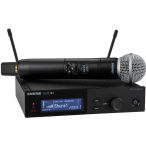 Shure SLXD24+/58-G57 | Handheld Wireless System with SM58 Mic | 138MHz Tuning & ShowLink Control