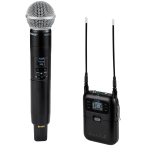Shure SLXD25+/58-G57 | Handheld Wireless with SM58 Mic | 138MHz Tuning & ShowLink Remote Control