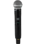 Shure SLXD2+ 58 (G57) | SM58 Capsule Wireless Transmitter | 24-Bit Digital Audio with AES-256