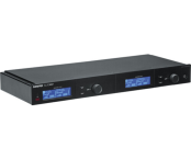 Shure SLXD4Q+ G57 | Quad Digital UHF Receiver - 138MHz Range | Rackmount 4-Channel with Audio Summing