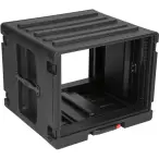 SKB 1SKB-R8UW | 8U Roto Rolling Rack Case with Rear Access & Wheels