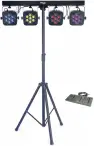 Stagg SLIM Flatset Par 4 Bar Tri Color