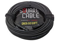 SquareCable DMX-50 | 50ft DMX Cable (3-Pin)