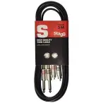 Stagg STC3PCM (10ft Dual RCA to Dual 1/4in)