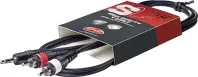 Stagg SYC1/MPs2CM E 3ft 1/8th to Dual RCA
