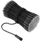 Twinkly TWPLUS-PLC-S-1X250SPP-B | 82ft Smart RGB-W Plus String Light, 250 LEDs, IP65, App & Voice