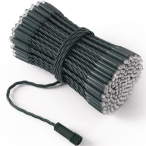 Twinkly TWPLUS-PLC-S-1X250SPP-G | 82ft Smart RGB-W Plus String Light, 250 LEDs, IP65, App & Voice