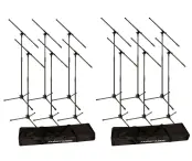 Ultimate Support JS-MCFB6PK Pair | 12 Mic Stands with Bags