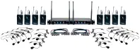 VocoPro Digital-Play-8 | Eight Channel UHF Wireless Headset & Lapel Mic System