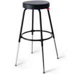 Wavebone Comet Stage Stool | Height-Adjustable Guitar Stool | Thick Foam Seat & Footrest Ring