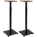 Wavebone Grand Speaker Stand Wood | Adjustable Studio Monitor Stand | Heavy Duty Wood Design