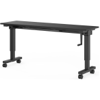 Wavebone Hover Keyboard Stand 1400 Black | Height Adjustable Workstation | Hand Crank Studio Desk