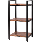 Wavebone Jenga Triple Shelf Wood | Studio Storage Rack | Three Tier Equipment Shelf
