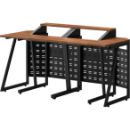 Wavebone Space Station 12U | Modular Studio Workstation | 12U Rack Set with Expandable Design