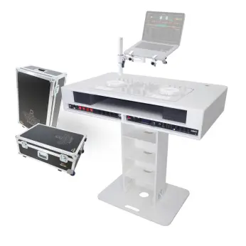ProX XZF-DJCT W 2U CASE | White Control Tower DJ | KPODJ