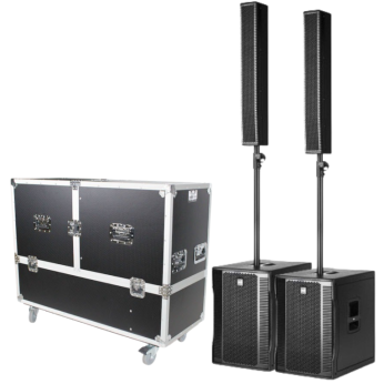 RCF Evox 12 Pair w/ Flight Case | Column Array PA | KPODJ