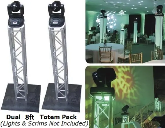 (2) Global Truss 8.2ft Square Trussing Package | F34 Totem Pack