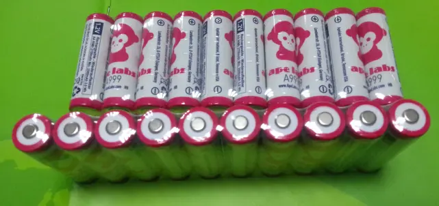 24x Ape Labs 2700mAh Rechargeable Batteries