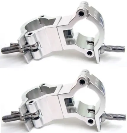 2x Global Truss Jr Swivel Clamp (165lb Max) [pair]