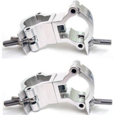 2x Global Truss Jr Swivel Clamp (165lb Max) [pair]