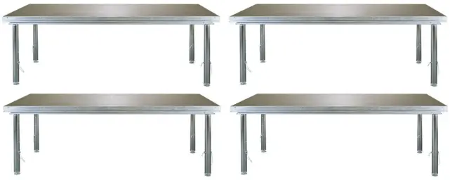 Global Truss GT-STAGE ADJUST | 4-Pack Stages - 8 Square Meters