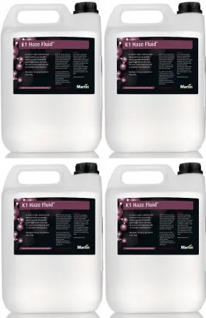 4x Martin K1 Haze Fluid (10L total)