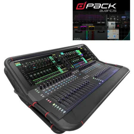 Allen & Heath AH-AVANTIS-W-DPACK Avantis w/ dPack | 64-Channel Digital Mixer w/ Dual Touchscreens & dLive Processing