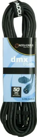 American DJ AC3PDMX50 | 50' 3-Pin DMX Cable