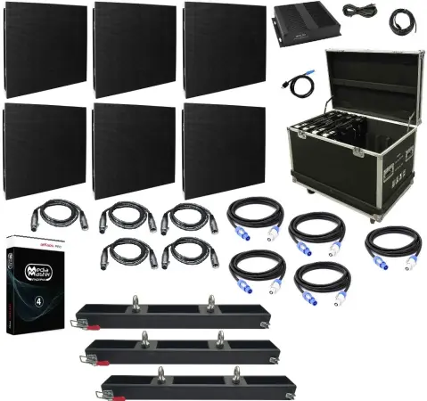American DJ AV6X Video Wall 3x2 Complete Package