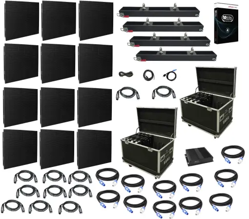 American DJ AV6X Video Wall 4x3 Complete Package