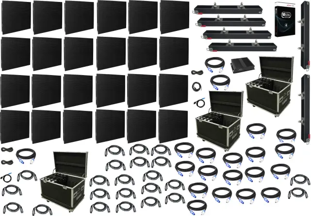 American DJ AV6X Video Wall 6x4 Complete Package