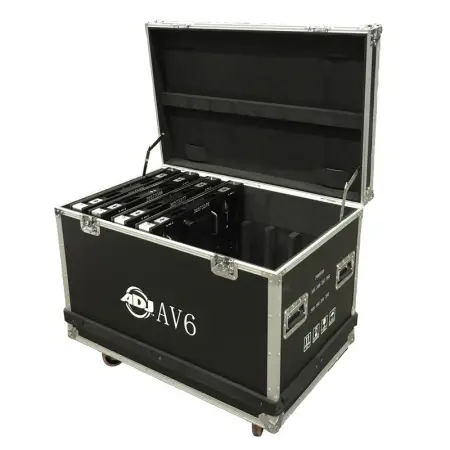 American DJ AV6FC AV6 Case (8pc)
