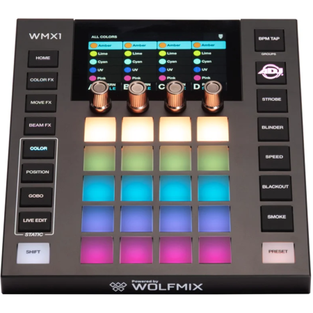 American DJ WMX1 MK3 | 4.3in Touchscreen - 4 DMX Universes | Standalone Lighting Controller with Built-In FX