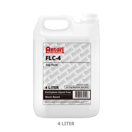 Antari FLC-4 | 4L Super Light Fog Fluid | Super-Fast Dissipating Water-Based Formula