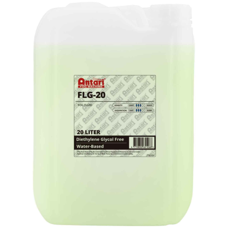 Antari FLG-20 | 20L Long-Lasting Fog Fluid | Water-Based Formula with No Oily Residue
