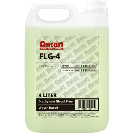Antari FLG-4 | 4L Heavy Fog Fluid | Long-Lasting Water-Based Formula