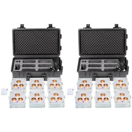 Ape Labs Maxi 2+ TourBox Creme Package | 12x Lights, Remotes, Charging Cases -IP65