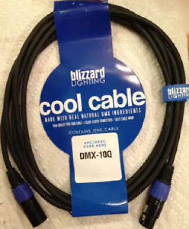 Blizzard Lighting DMX-10Q (10ft DMX Cable)