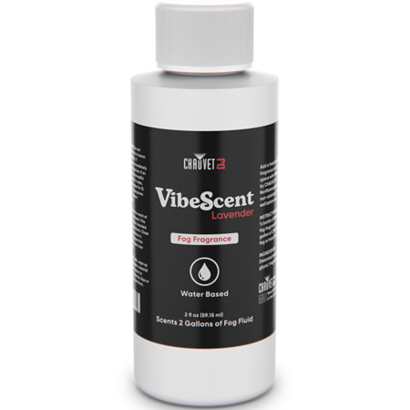 CHAUVET DJ Vibescent Lavender | Lavender Scent Additive for Fog & Haze Fluid | Water-Based, Non-Flammable Formula