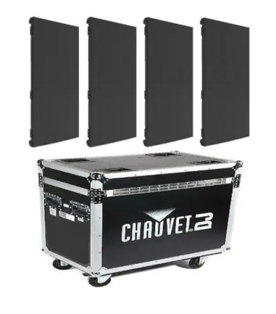 Chauvet DJ Vivid 4 | 4-Pack w/ Flight Case and Cables