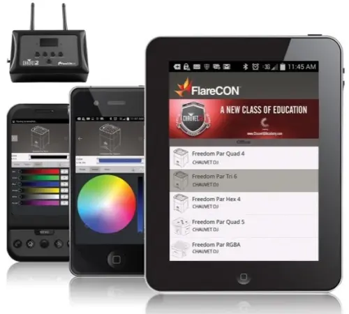 Chauvet DJ FlareCON Air App Hardware