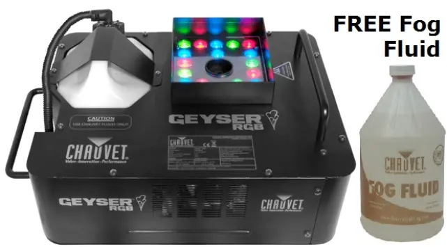Chauvet DJ Geyser RGB + Fog Juice Gallon