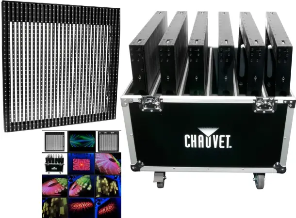Chauvet DJ MVP18X6 MVP-18 6-Pack with Road Case