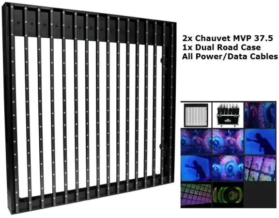 Chauvet DJ MVP37.5X2 MVP-37.5 Dual Pack with Case