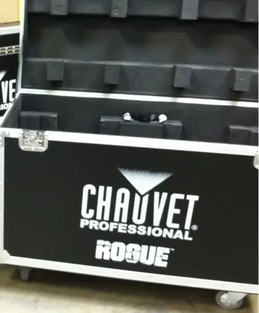 Chauvet Pro CPDUALCASE-A1 Dual Rogue R1 Spot/Beam Case