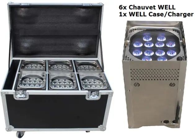 Chauvet DJ WELLX6 WELL 6 Pack
