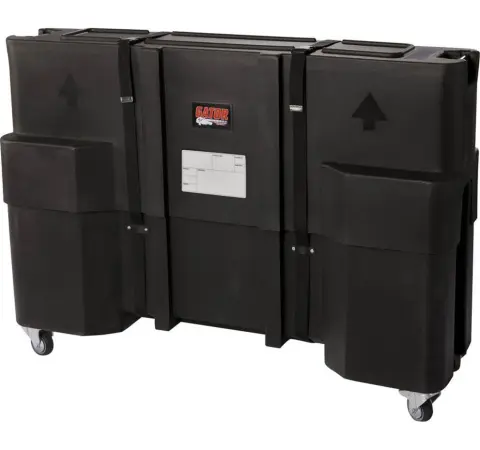 Gator G LED 5055 2X | Case for Two 50in-55in LED Screens | Roto-Molded Protection with Casters