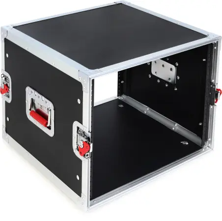 Gator G-TOUR 8U | 8U ATA Wood Flight Rack Case, 17" Deep with Heavy-Duty Hardware