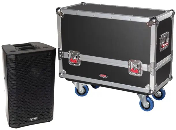 Gator G-TOUR SPKR-2K8 | ATA Flight Case for Two QSC K8 Speakers