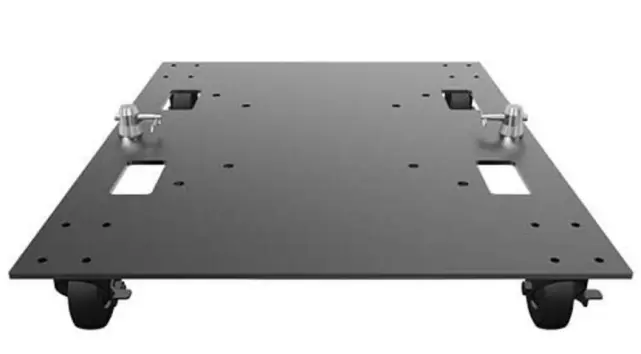 Global Truss BASE PLATE 24X30WC | 24x30in Steel w/ Casters